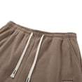 thumbnail image 4 of Men's Thick Fleece Winter Corduroy Pants Heavyweight Warm Sherpa Lined Athletic Jogger Sweatpants with Pockets Khaki, 4 of 9