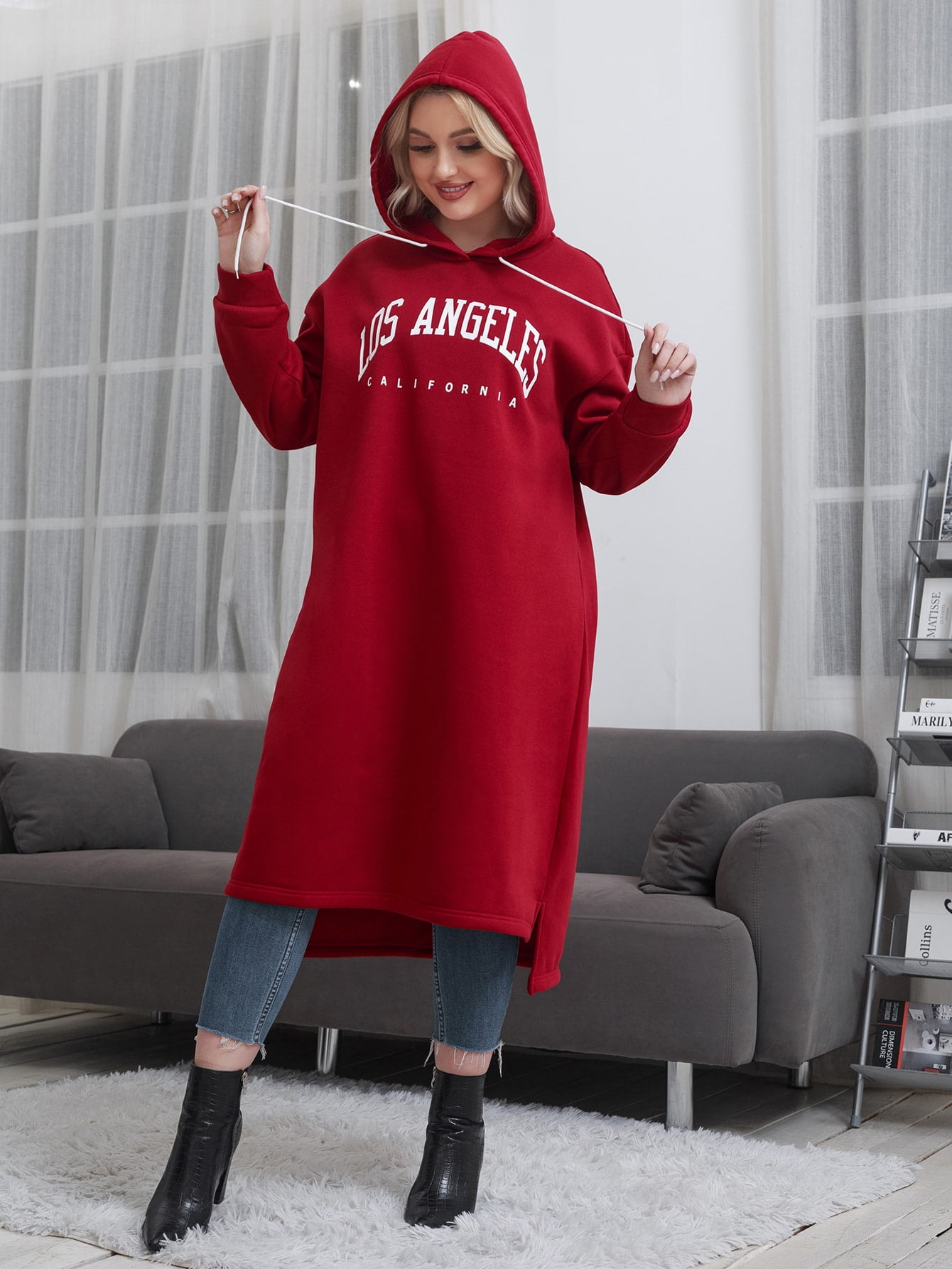 Low Hem Hoodie 21172A172112 