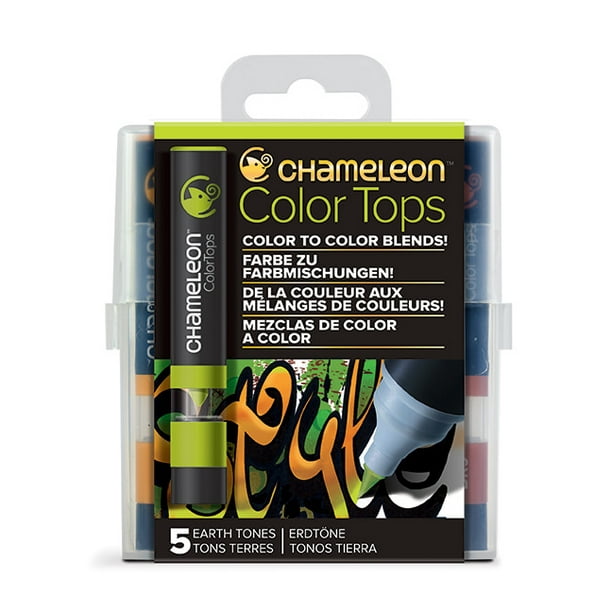 Chameleon 5 Color Tops Earth Tones Set - Walmart.com