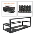 thumbnail image 3 of Milaget 6/8 GPU Rig Rack, Computer Case, GPU Card Case, Miner Equipment ETH Accessories Tools Only, 3 of 9