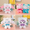 thumbnail image 2 of 25cm Kawaii Sanrio Plush Doll Tos Hello Kitty My Melody Kuromi Anime Cinnamoroll Cartoon Animal Stuffed Decoration Gift For Kids, 2 of 4