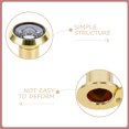 thumbnail image 3 of KONTONTY Peephole For Garage Door Metal Door Viewer Privacy Protection Golden 1pcs, 3 of 7