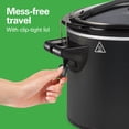 thumbnail image 4 of Hamilton Beach Defrost & Go 6 Qt Programmable Slow Cooker, Stoneware Crock with Removable Pot, Black, 4 of 8