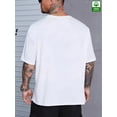 thumbnail image 2 of Camiseta de algodón puro para hombre, tendencia de verano, con estampado de letras HUK, para exteriores. Camiseta de moda para hombre., 2 of 5