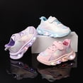 thumbnail image 7 of Zanarzt Running Shoes for Kids Girls Sneakers Light Up Shoes Breathable Stylish Printed Platform Sneakers Blue,US 8.5, 7 of 7