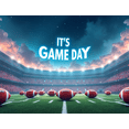 thumbnail image 4 of Neon Style Game Day Banner Background Party Decorations Sports Event Celebration Fan Gathering Stadium Decors, 4 of 8