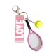 thumbnail image 1 of Llavero con forma de raqueta de tenis, regalo para Año Nuevo, San Valentín, bolso, mujeres y hombres. Rosa, 1 of 9