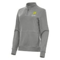 thumbnail image 2 of Women's-Antigua  Heather Black Denny Hamlin Crush Quarter-Zip Pullover Top, 2 of 3