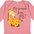 thumbnail image 4 of Inktastic My Grammie Loves Me Boys or Girls Long Sleeve Baby Bodysuit, 4 of 5