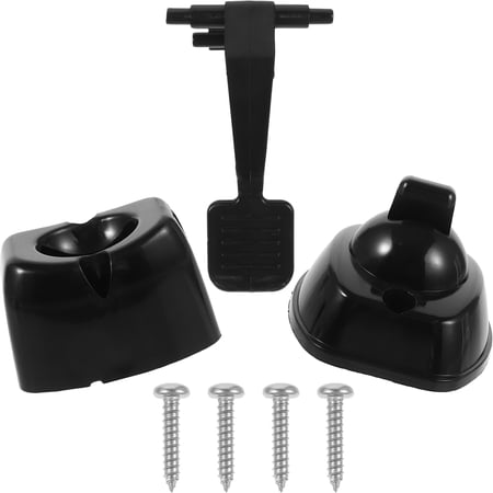 Niceauty Rv Door Holder Catches Rv Door Catch Black Nylon 1Set