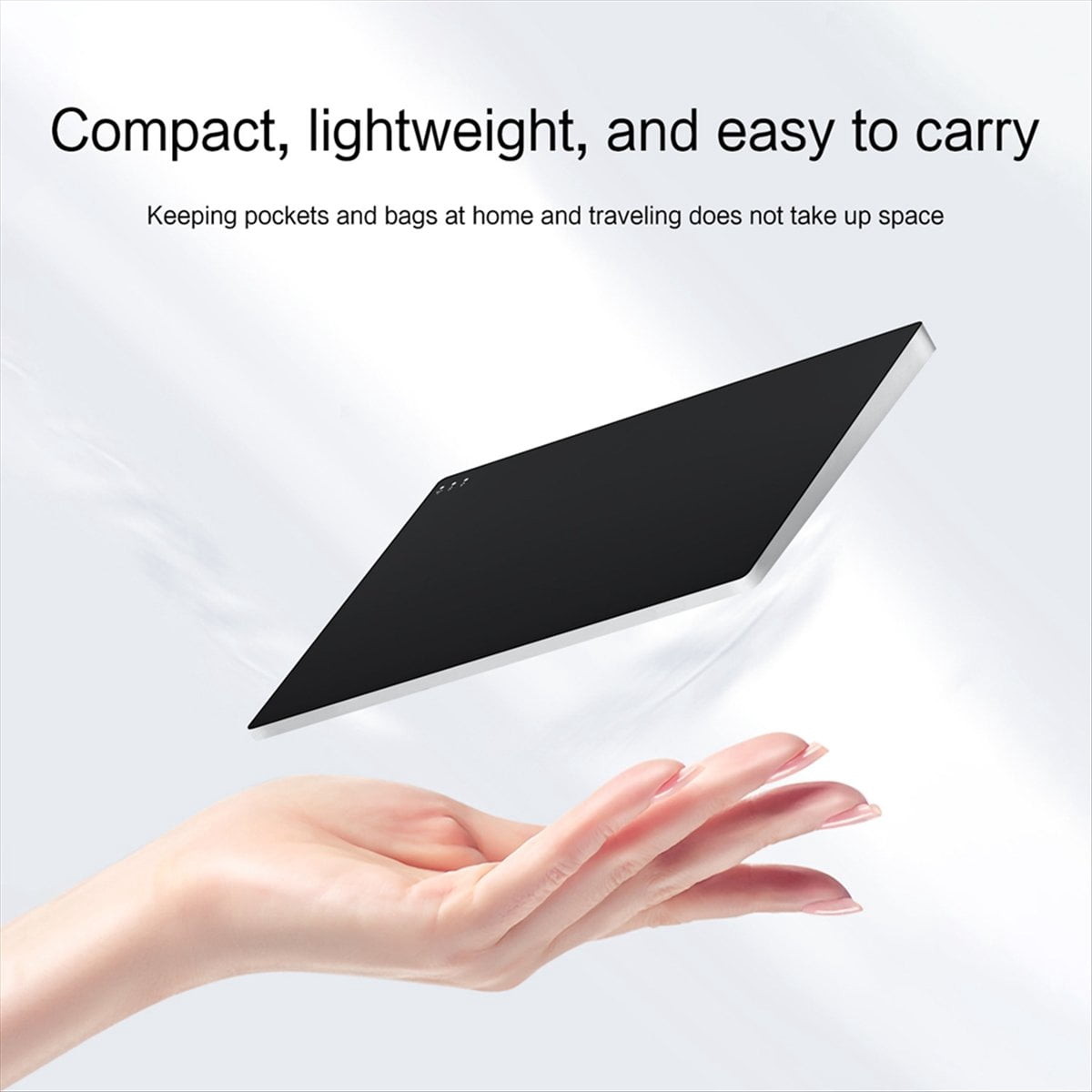 Trackpad Bluetooth Wireless 2.4G Wired Touchpad Touch Pad Rechargeable Mouse for Laptop PC White
