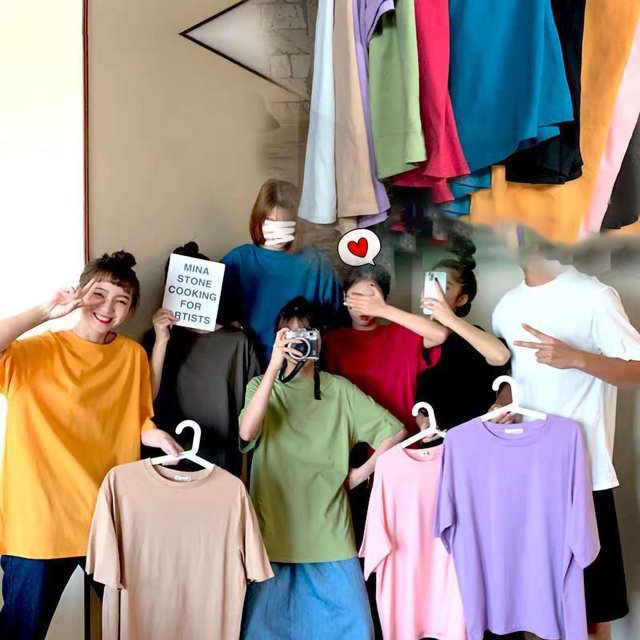 Camiseta de color puro, blusa de manga corta, camiseta de pareja con cuello redondo, blusa de manga corta, valor excepcional