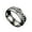 Silver, variant on Opvise Men Ring Simple High Polished Fashion Jewelry Rotating Chain Inlaid Finger Ring for Party