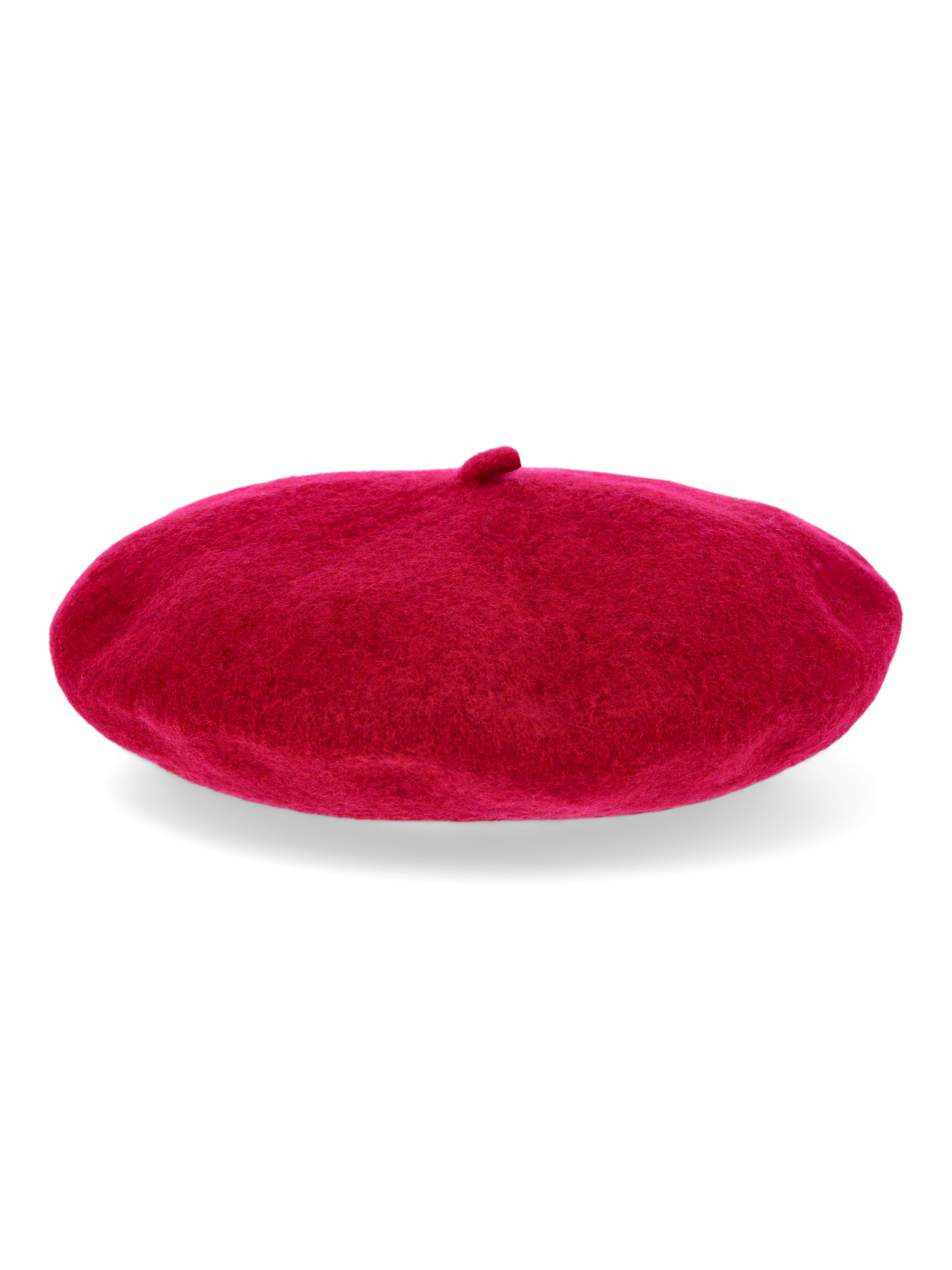 No Boundaries Women's Solid Beret, One Size, Raspberry - Walmart.com