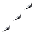 thumbnail image 1 of Transemion Car Sticker Emblem Easy Installation And Cool Style Easy To Install Zinc Alloy Accessories For Car V8 Badge Decal V8：Silver 3Set, 1 of 6