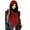 Red, variant on Breathable Shawl Hat for Women Men Earmuff Hat Fashion Autumn Winter Scarf Hat for Travel Daily Use Outdoor Activity