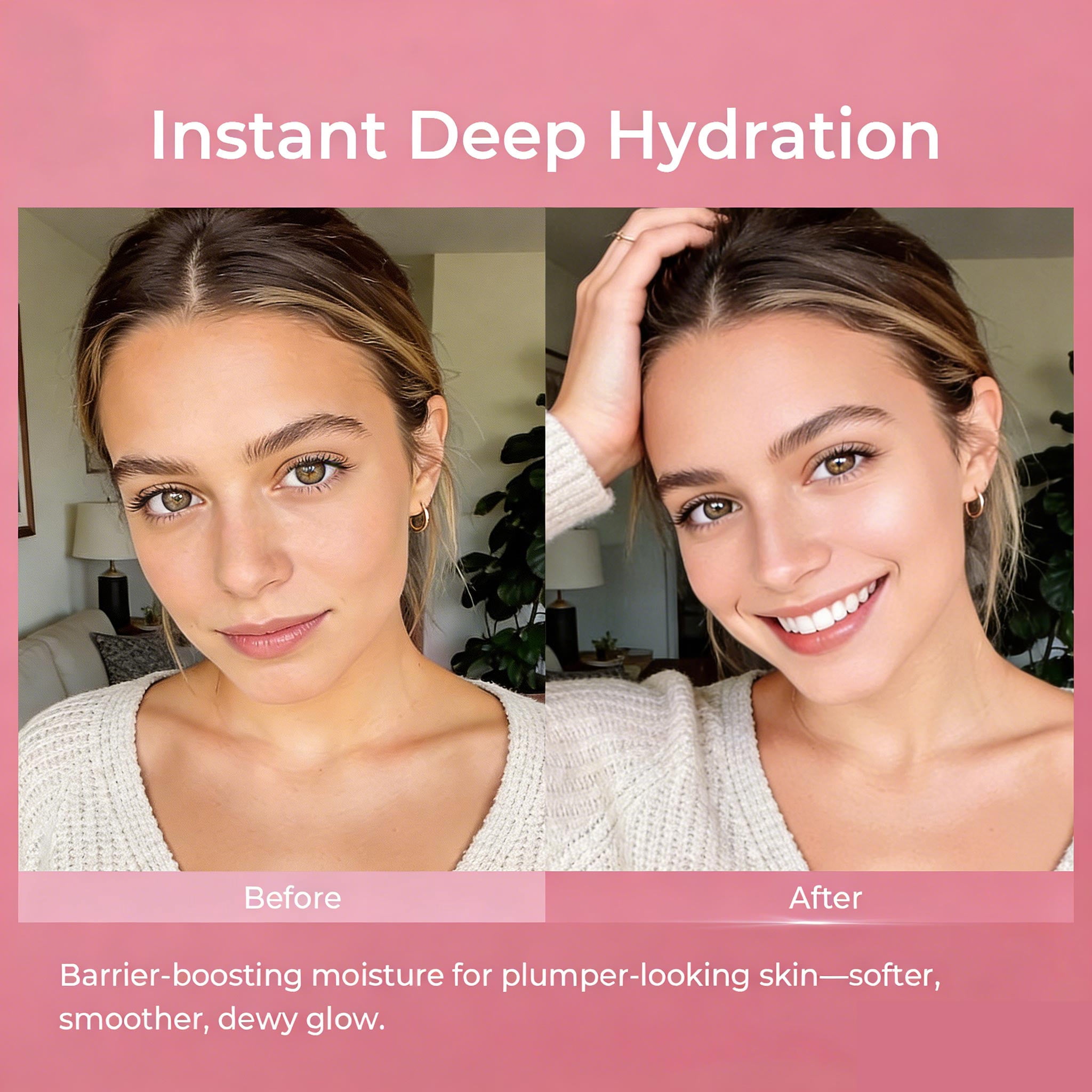 REAL DEEP Hyaluronic Acid Glow Mask 5 Count - Brightening Face Mask for Dull & Tired Skin, Antioxidant Treatment with Ferment Extract, Fights Dryness & Roughness for Even, Radiant Tone