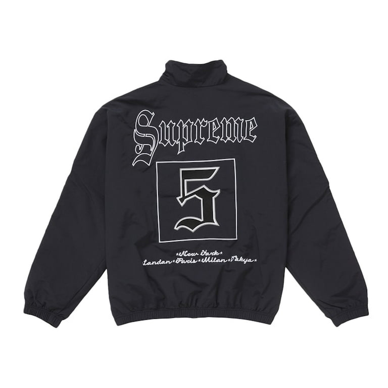 ジャケット・アウター Supreme Old English Track Jacket BLACK Supreme Old English Track Jacket (SS25) - $178