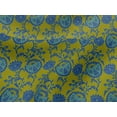 thumbnail image 4 of oneOone Viscose Jersey Fabric Leaves & Floral Block Print Sewing Fabric BTY 60 Inch Wide, 4 of 4