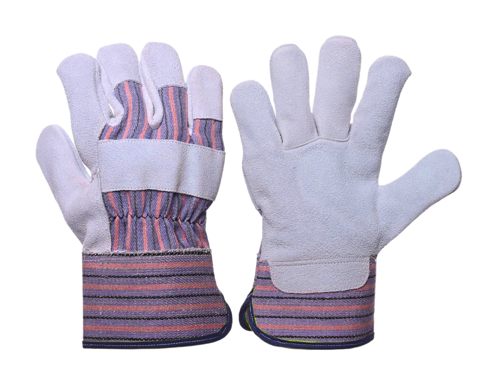 LP4300-XL-72PK, Leather Palm Work Gloves, Safety Cuff, 72 Pair Value Pack
