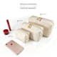 thumbnail image 2 of Bolsa de viaje portátil para cosméticos, bolsa de cosméticos pequeña, portátil, para mujer, de PU, impermeable, bolsa de almacenamiento de cosméticos, 2 of 5
