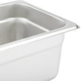 thumbnail image 5 of TrueCraftware- Quarter Size 4" Deep Stainless Steel Anti-Jamming Steam Pan 25 Gauge- Steam Food Pan Anti-Jam Steam Table Hotel Pan for Restaurant Family Events Personal Catering Use, 5 of 6