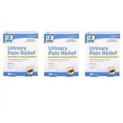 3 Pack Quality Choice Urinary Pain Relief 30 Tablets (Compare to Azo Max Strength Active Ingredient) Each