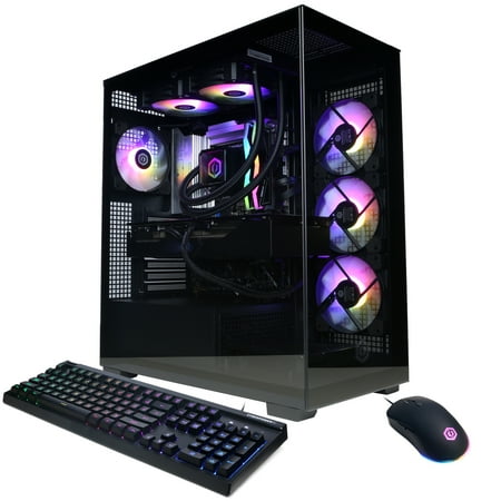 CyberPowerPC Gamer Supreme Liquid Cool Gaming Desktop, Intel Core Ultra 7 265KF, 32GB, NVIDIA GeForce RTX 5080 16GB, 2TB SSD, Black, SLC10760CPGV6