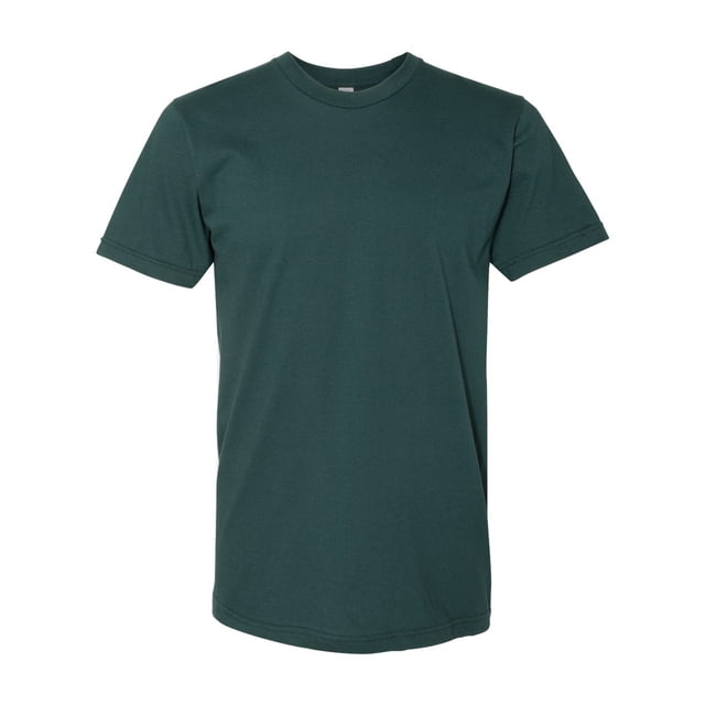 American Apparel USA-Made Fine Jersey Tee, S, Forest