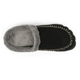 thumbnail image 5 of Gubotare Men Slippers Funny Men's Bedroom Slippers Non Skid Faux Fur Lined House Shoe Slides Size 9 (Black,9), 5 of 7