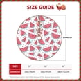 thumbnail image 2 of Defioc Watermelon for Christmas Tree Skirt Snowman Xmas Tree Skirt Farmhouse Christmas Decorations Tree Mat for Holiday Party Decor-30", 2 of 6