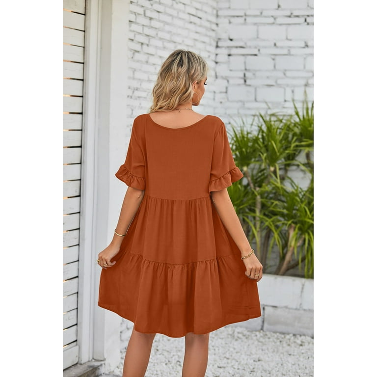 open lace back dress Long Sleeve Sequin Ruched Mini Dress Rust Rust / Medium main image 0