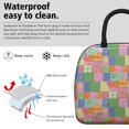 thumbnail image 3 of Womens Pioneer Flower Floral Print Pattern Lunch Box for Work,Insulated Lunch Bag for Women,Loncheras Para Mujer,Leakproof Adult Lunch Bag for Work,Beach,Travel,Picnic,Camping, 3 of 6
