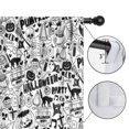 thumbnail image 4 of Blackout Kids Curtains,Halloween Doodle Pattern Childrens Insulated Curtains Set Of 2,Bedroom Essentials,Toddler Room Decor 42"x84", 4 of 5