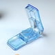 thumbnail image 3 of Cortador de pastillas 2 piezas divisor de pastillas para cortar pastillas pequeñas cortadores de pastillas para pastillas pequeñas o grandes profesional para tabletas medicina vitamínica (azul+pú, 3 of 5