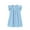 Sky Blue, variant on yillto Toddler Girls Short Sleeves Dresses Little Girl Summer Crew Neck Casual Outfits for Kids 1-6 Years