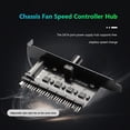 thumbnail image 1 of Centro De Ventilador 1 a 7 12V PC Case Fan HUB Splitter Computer Controlador de velocidad de 4 pines y 3 pines, 1 of 6