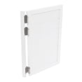 thumbnail image 5 of 23.6"x35.4" Single Swinging Door, Square Cafe Saloon Swing Door with 3 Hinges,1.37in Thick Solid Wood Partition Door for Hallway Kitchen Bar Pub Shop (White), 5 of 25