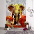 thumbnail image 1 of 3D Mural Elephant Tapestry Wall Hanging Boho Hippie Bedroom Background Fabric Printed Home Decor, 1 of 1