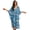 Cartoon Mushroom Daisy Leaf Blue, variant on SEANATIVE Caftans for Women Beach Cover Up Swimsuit Coverups Swimwear Kaftan Dresses Long Caftans Plus Size Batwing Sleeve Swimsuit Coverup V Neck Summer Beach Dress, Blue Floral Palm Tree