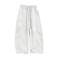 thumbnail image 7 of Qingpeng Girls Wide Leg Pants High Waist Drawstring Striped Cuffs Lightweight Wrinkled School Outdoor Casual Spring Summer Long Pants for Kids, 7 of 7