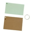 thumbnail image 4 of koolsoo Recharges de Papier Ligné Blocs Mémo Fournitures pour Bureau à Domicile Blocs d'Écriture à Lignes Étroites Vert Pâle, 4 of 9