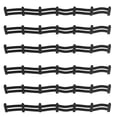 thumbnail image 4 of LEEYNEERBlack Acrylic Mini Fence Decor for Decoration with Realistic Modeling and Fine Workmanship 6pcs, 4 of 8