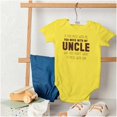 thumbnail image 4 of You Mess With My Uncle Romper Boys or Girls Infant Baby Brisco Brands 6M, 4 of 6
