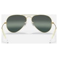 thumbnail image 3 of Ray Ban Polarized Clear Gradient Dark Blue Aviator Unisex Sunglasses RB3025 9196G6 58, 3 of 4