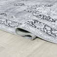 thumbnail image 5 of JONATHAN Y WASHABLE 2 x 8 Runner Rug, Bausch Bohemian Distressed Chenille - Gray/White, WSH201A-28, 5 of 9