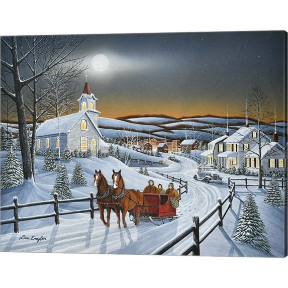 Great Art Now Winter Dreams by Don Engler, Canvas Wall Art, 20W x 16H