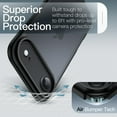 thumbnail image 2 of JETech Matte Case for iPhone 17 Air, Shockproof Military Grade Drop Protection, Frosted Translucent Back Minimalist Phone Cover, Anti-Fingerprint (Black), 2 of 6