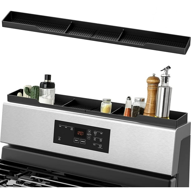 Duslogis Stove Top Shelf 30", Silicone Material Shelf for the