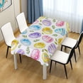 thumbnail image 7 of Coolnut Watercolor Easter Egg Fabric Square Tablecloth - Waterproof and Wrinkle-Resistant Table Cloth 54x54 Inch Table Cover for Indoor & Outdoor Dining House Decor, 7 of 7